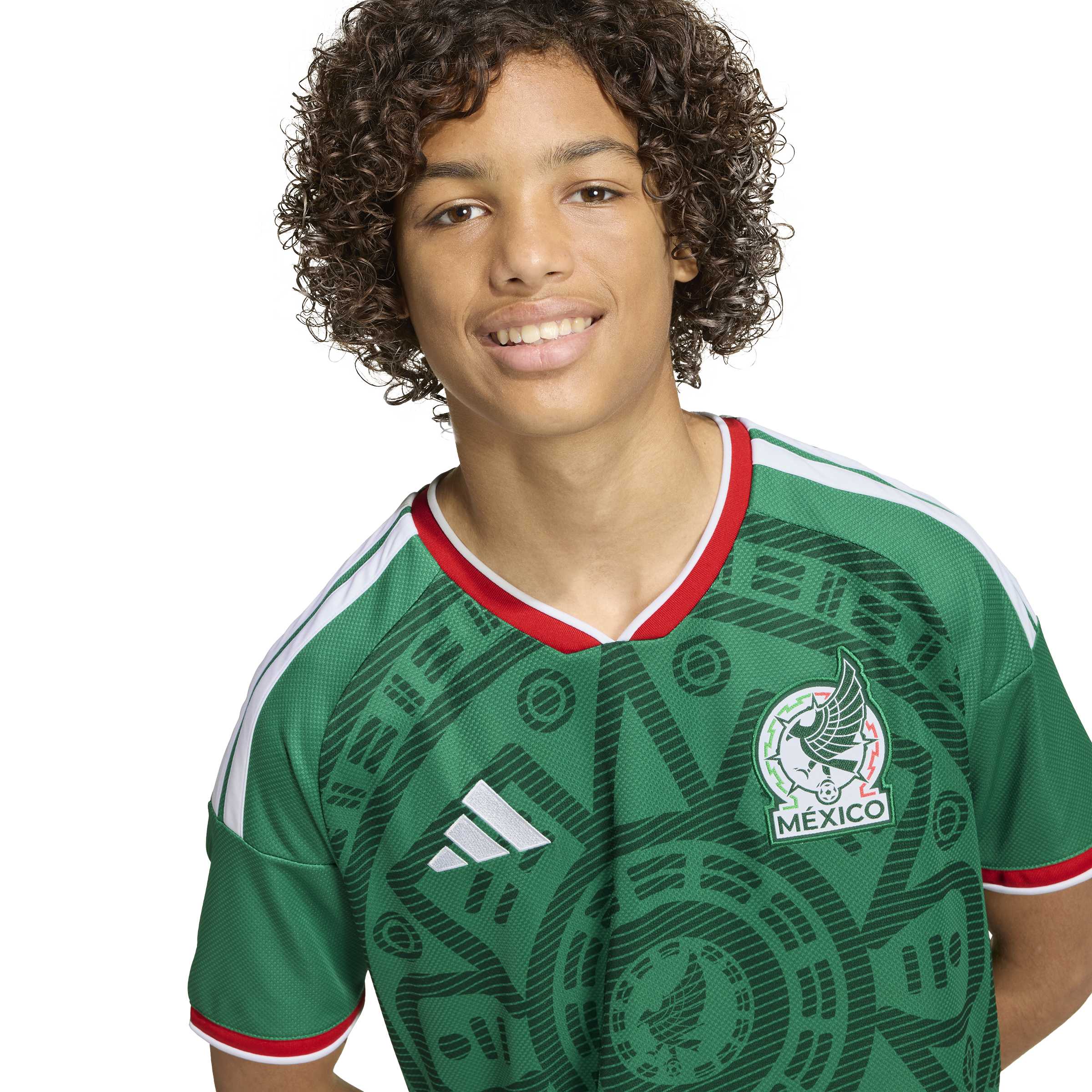 Adidas Kids Mexico 26 Home Kids Jersey - Green