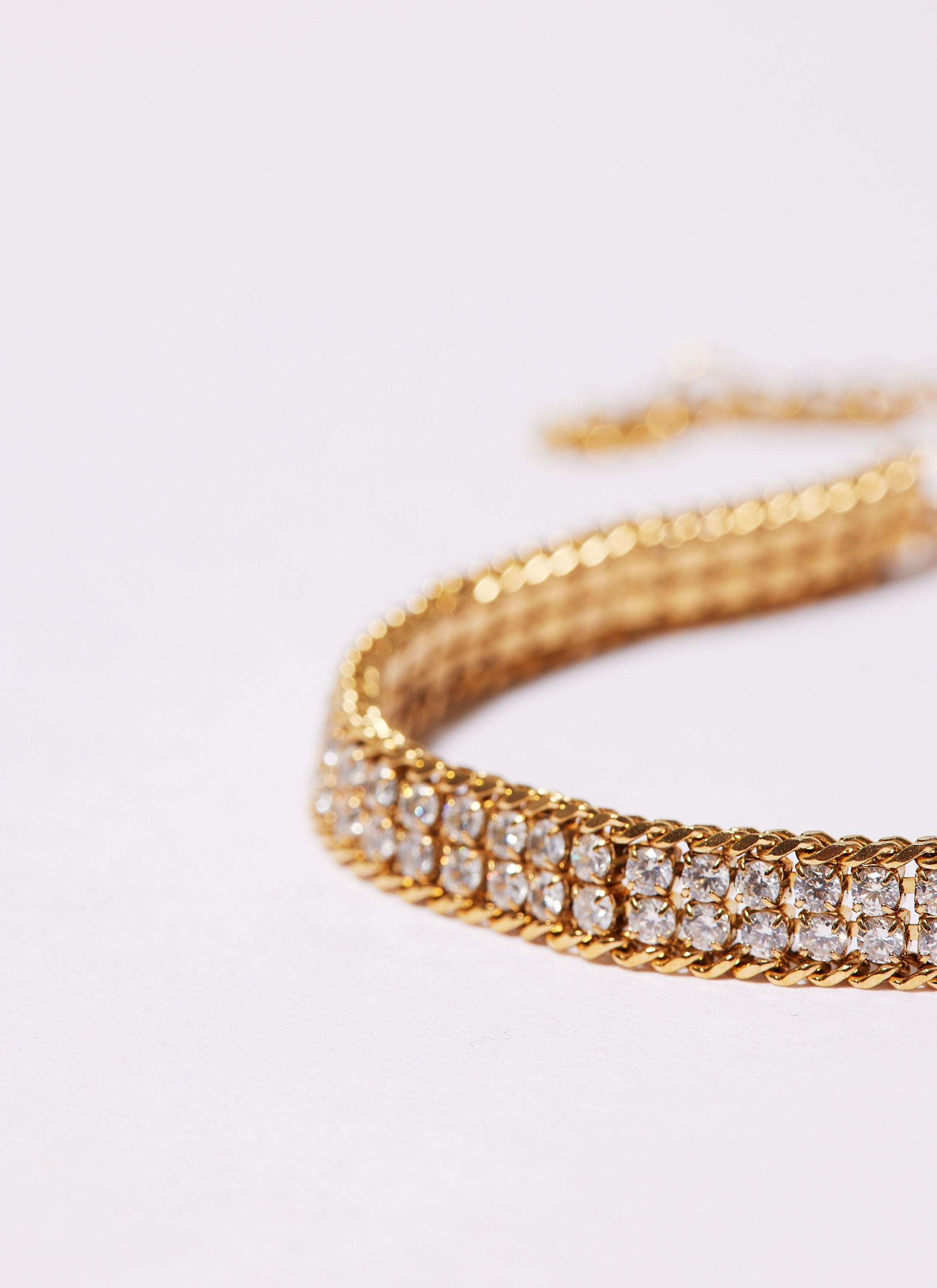 Layla Double Layer Cubic Zirconia Bracelet