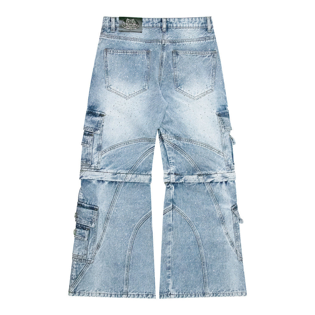 "LGHTCRYSTL" TRNSFRMR DENIM