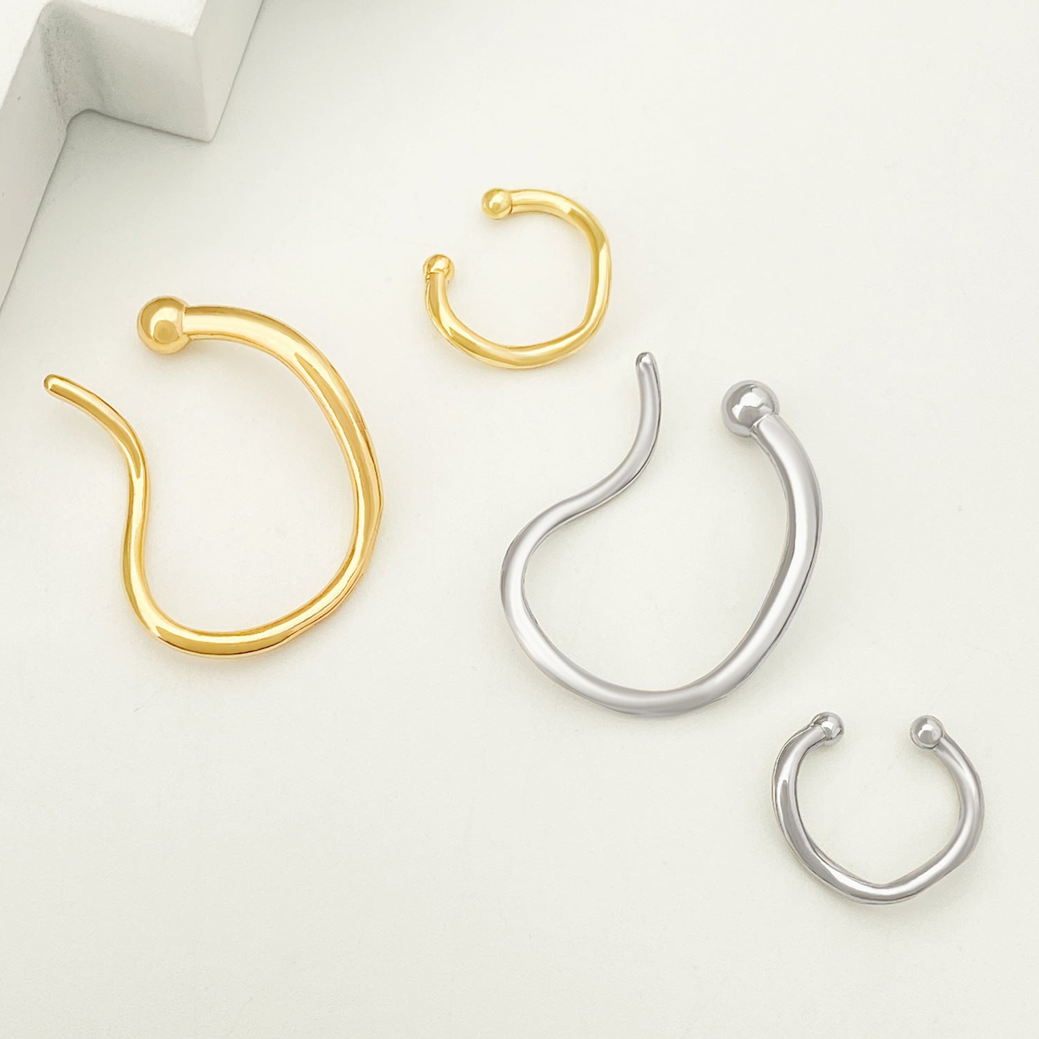 Alloy Style Design Sense Dignified Clips No Pierced Rings