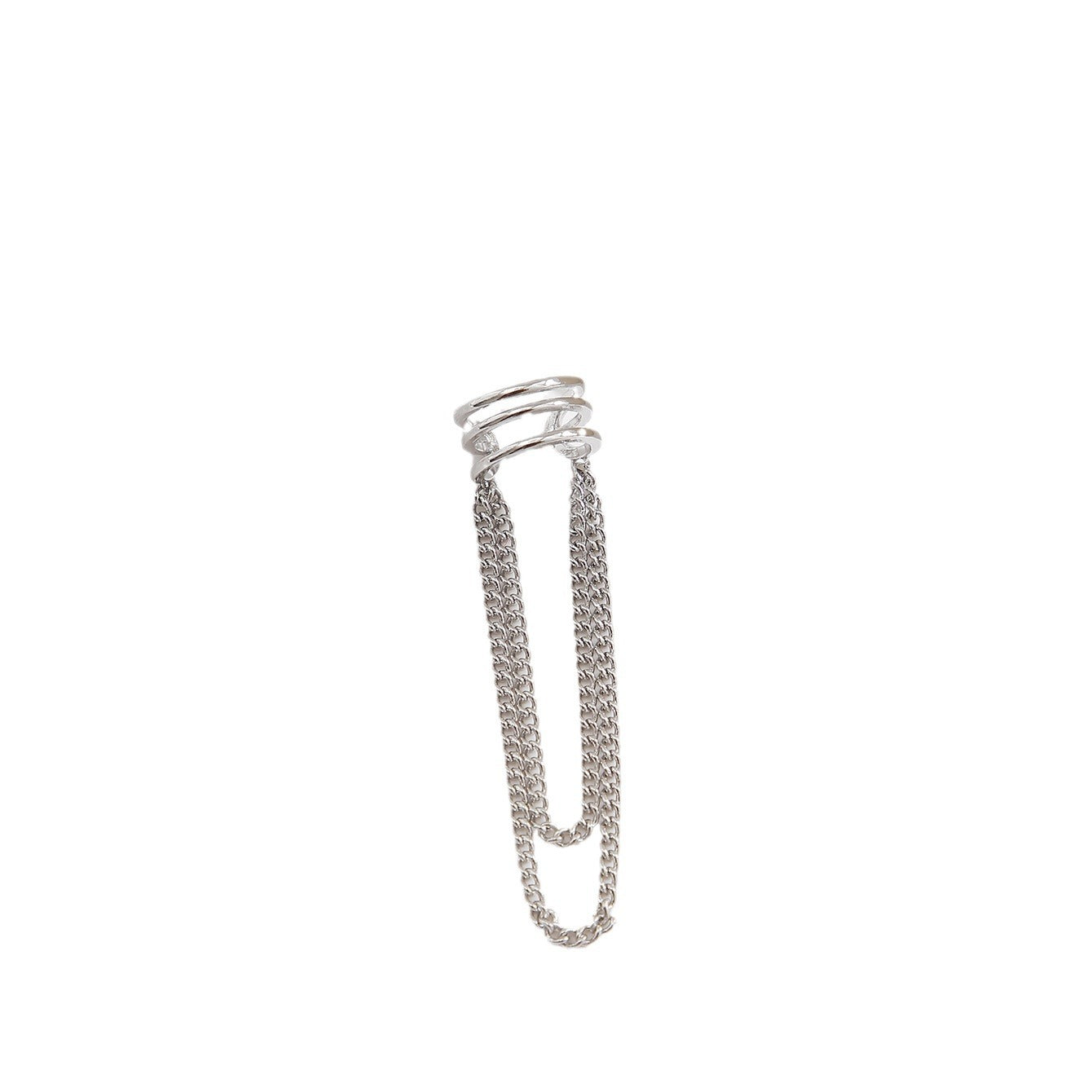 Fashion Creative Simple Cold Style Sier Ear Clip