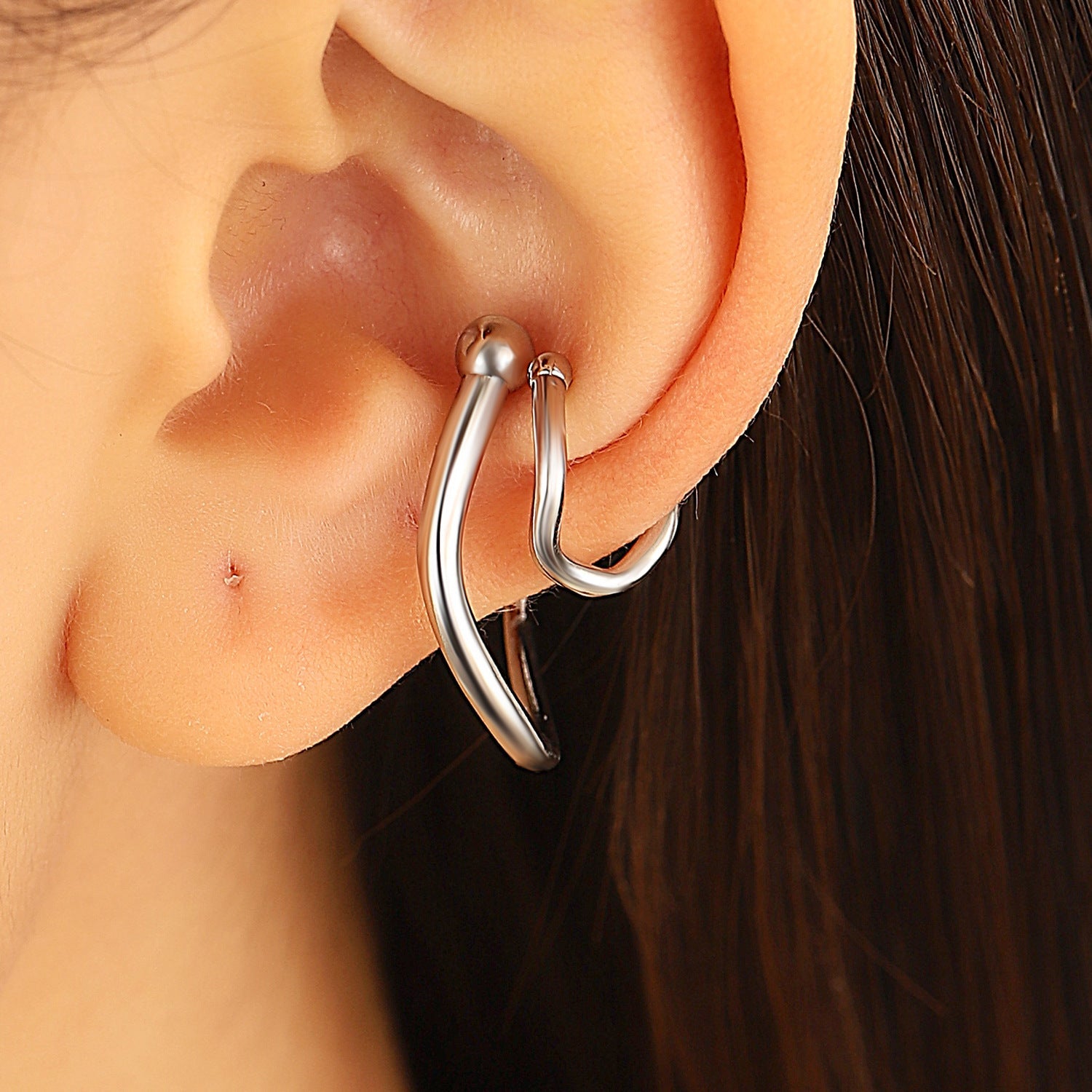 Alloy Style Design Sense Dignified Clips No Pierced Rings