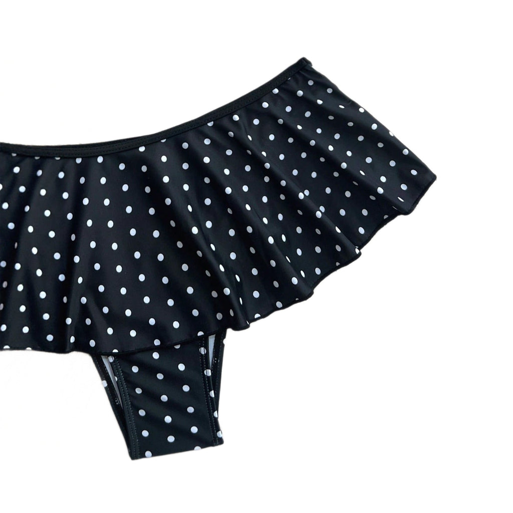 Women's Two-Piece Bikini Leopard Print Patchwork Skirted Triangle Sexy Backless Swimsuit