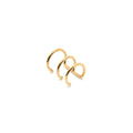 Stainless Steel Three-ring Bone Human Body Piercing Ear Clip