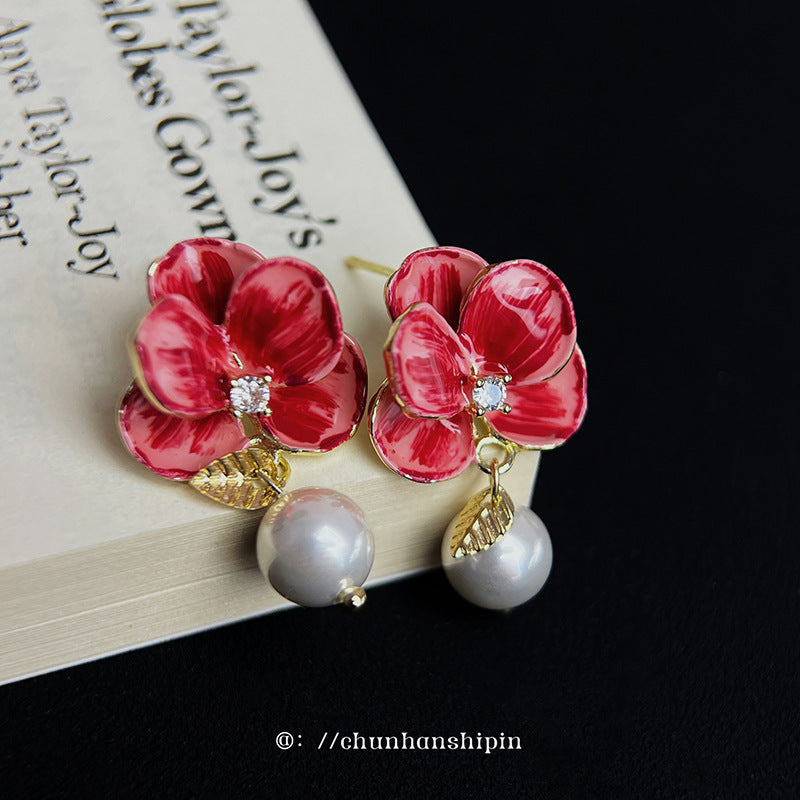 Women's Earless Mori Style Fresh Niche Three-dimensional Ear Clip