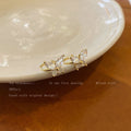 Refined Zircon Butterfly Female Light Luxury Ear Clip