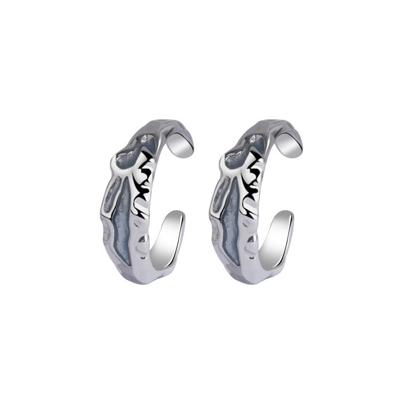 Women's & Men's Haze Blue For Affordable Luxury Fashion Simple Geometric Ear Clip