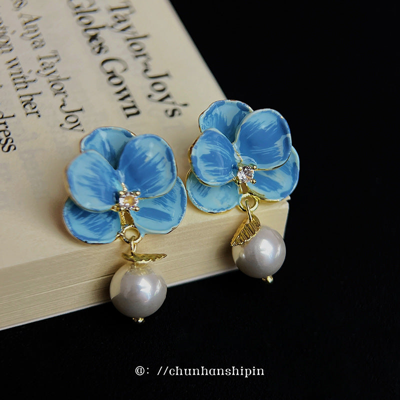 Women's Earless Mori Style Fresh Niche Three-dimensional Ear Clip