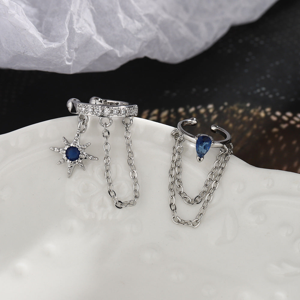 Klein Blue Unique Unisex Style Trendy Ear Clip