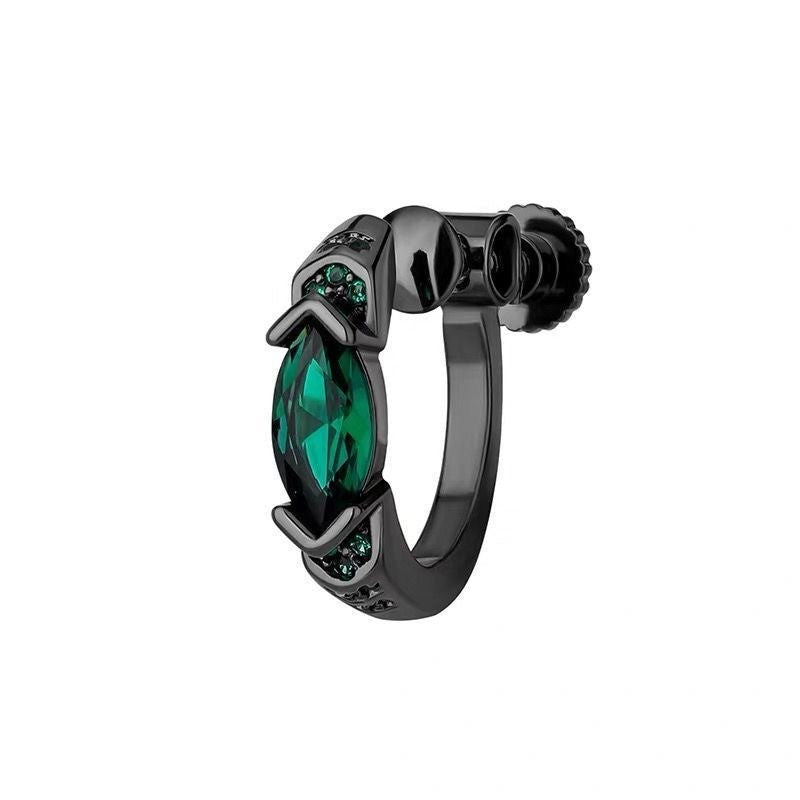 Women's & Men's Eye Trendy Hip Hop Zircon Design Ancient Ear Clip