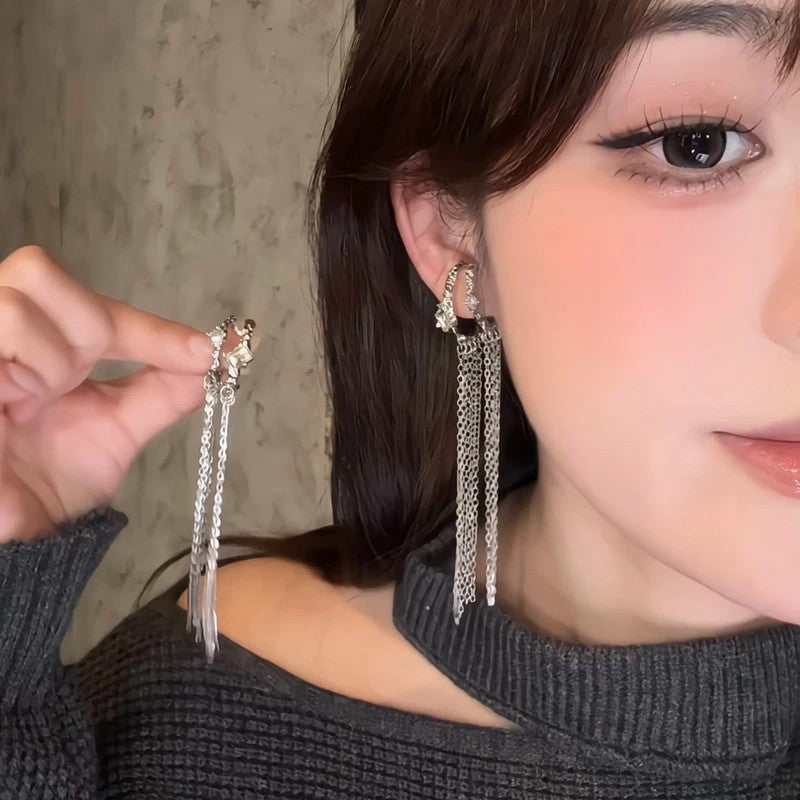 Women's High-grade Tassel Bone Exquisite Minority Design Ear Clip