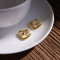 Women's Without Pierced Ears Frosty Style Gold Niche Design Ear Clip