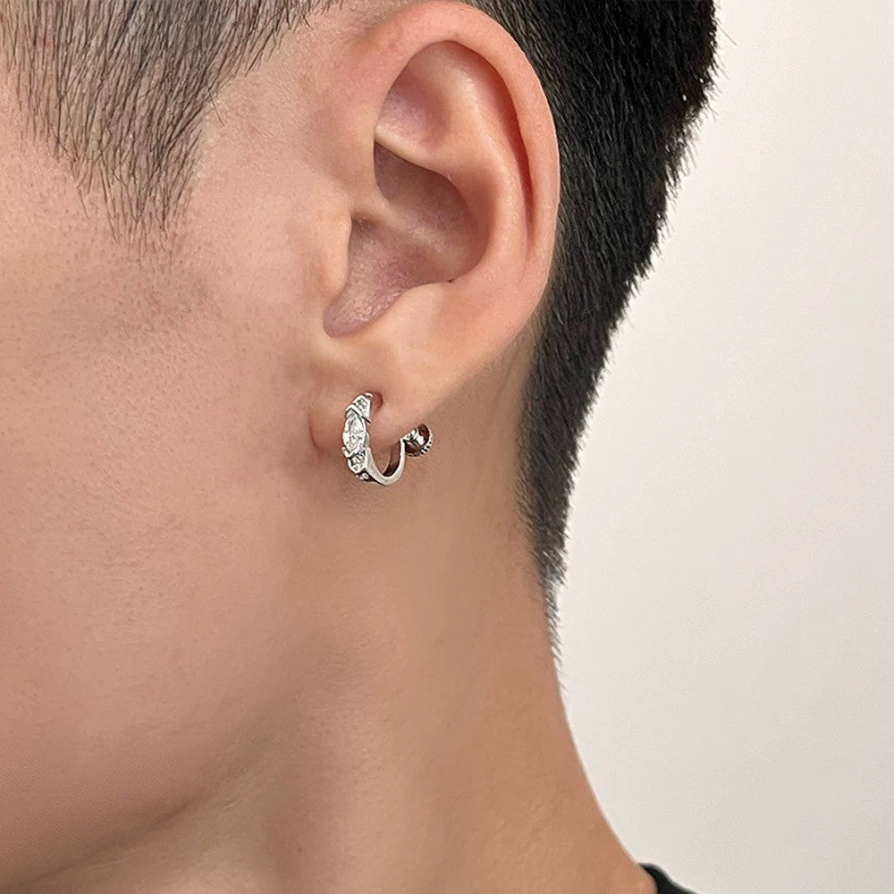 Women's & Men's Eye Trendy Hip Hop Zircon Design Ancient Ear Clip