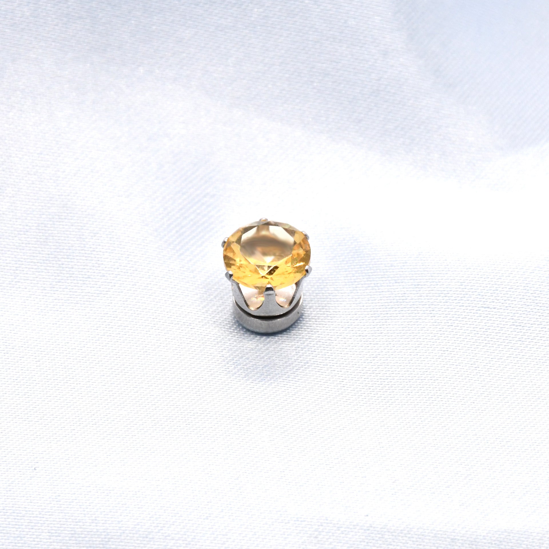 Color Super Flash Zircon Bone Nail Ear Clip