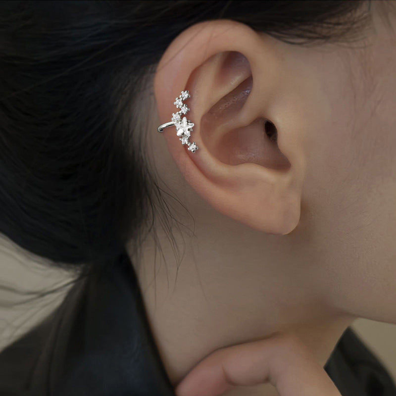 Embedded Star Without Pierced Female Temperament Personality Shining Starry Super Earrings