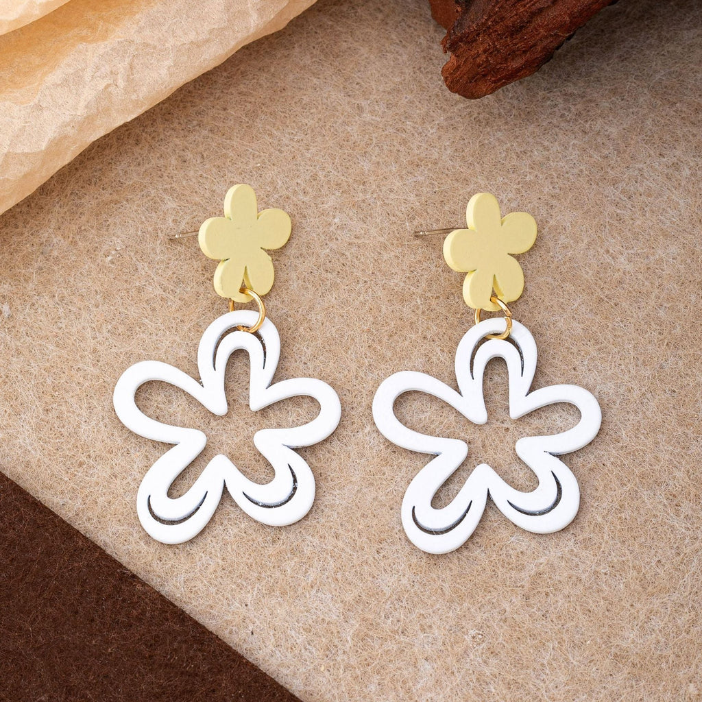 Dopamine Yellow Flower Sweet Beautiful Summer Ear Clip