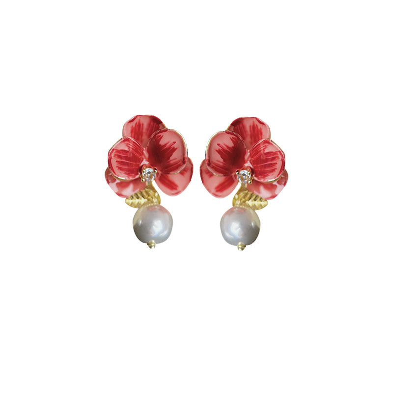 Women's Earless Mori Style Fresh Niche Three-dimensional Ear Clip