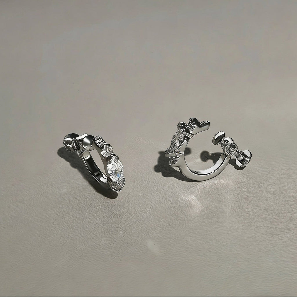 Women's & Men's Eye Trendy Hip Hop Zircon Design Ancient Ear Clip