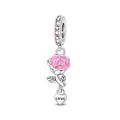 Rose Glow-In-The-Dark Charm