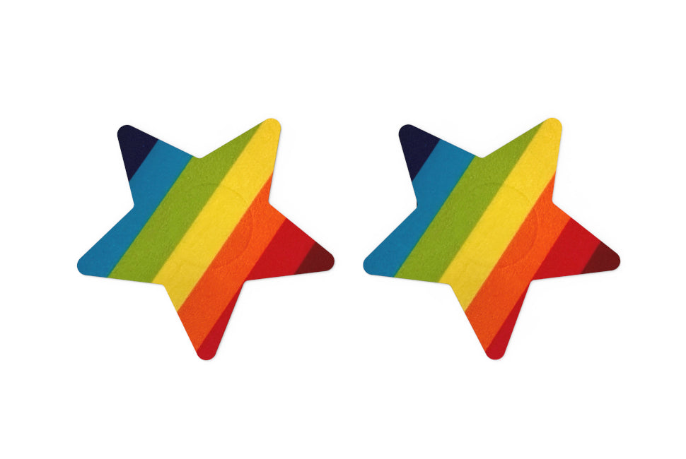 Rainbow Pride Star Pasties