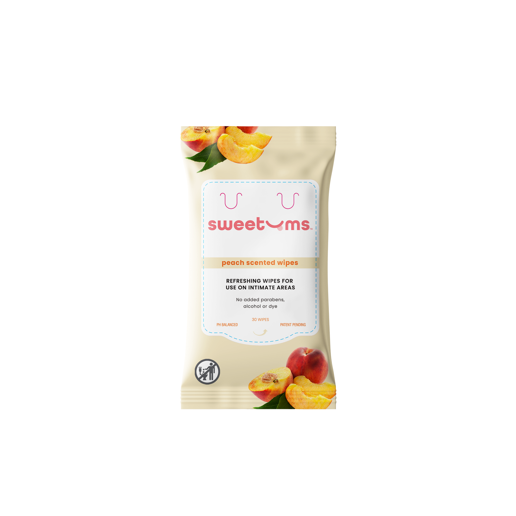 Peach Scented and Unflavored Daily Wipes