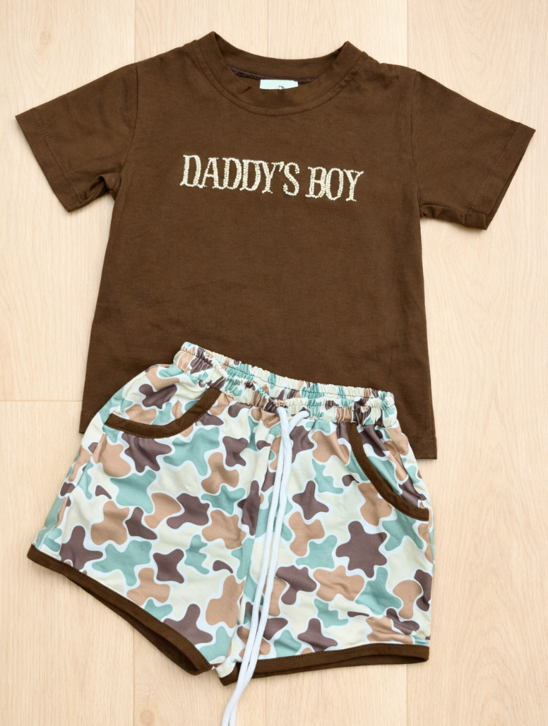 Daddy's Boy Short Set