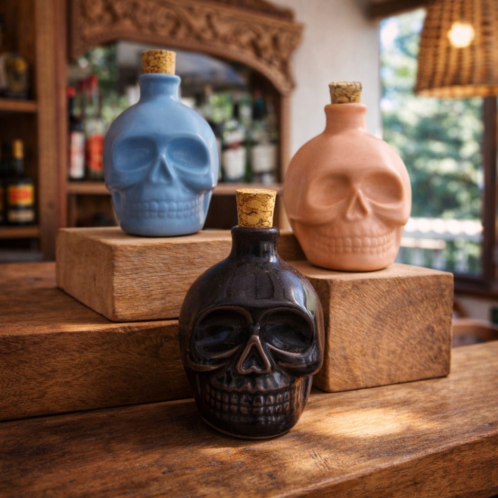 Small Calavera Bottle