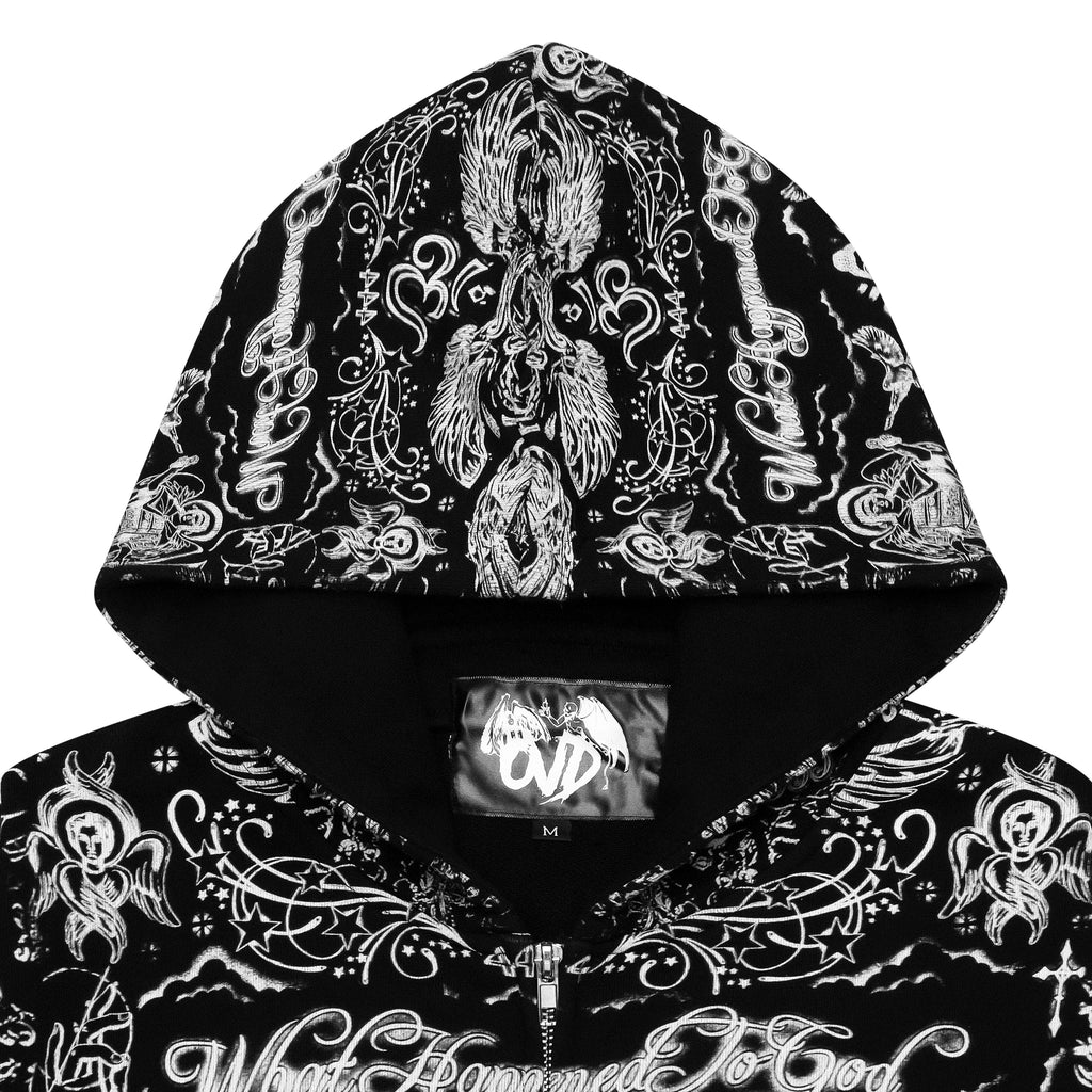 "TATTOO" ZIP UP - MIDNIGHT