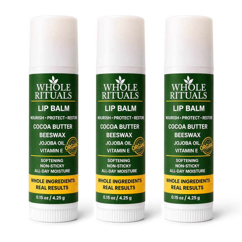 Cocoa Butter Lip Balm | Beeswax + Jojoba Oil + Vitamin E
