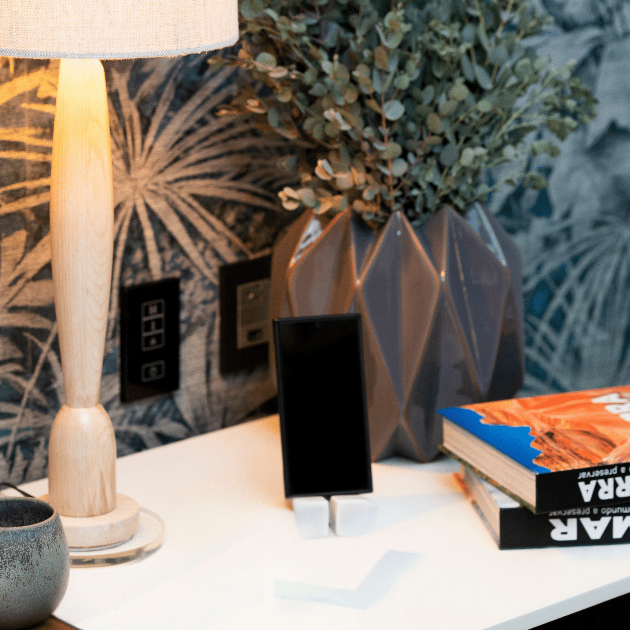 Rest and Recharge Marble Phone Stand
