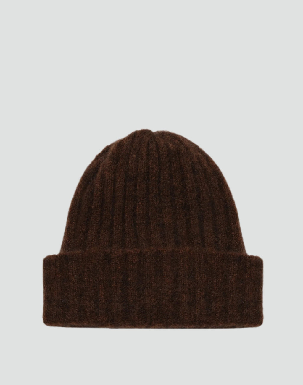 Alpaca Chunky Wool Rib Beanie