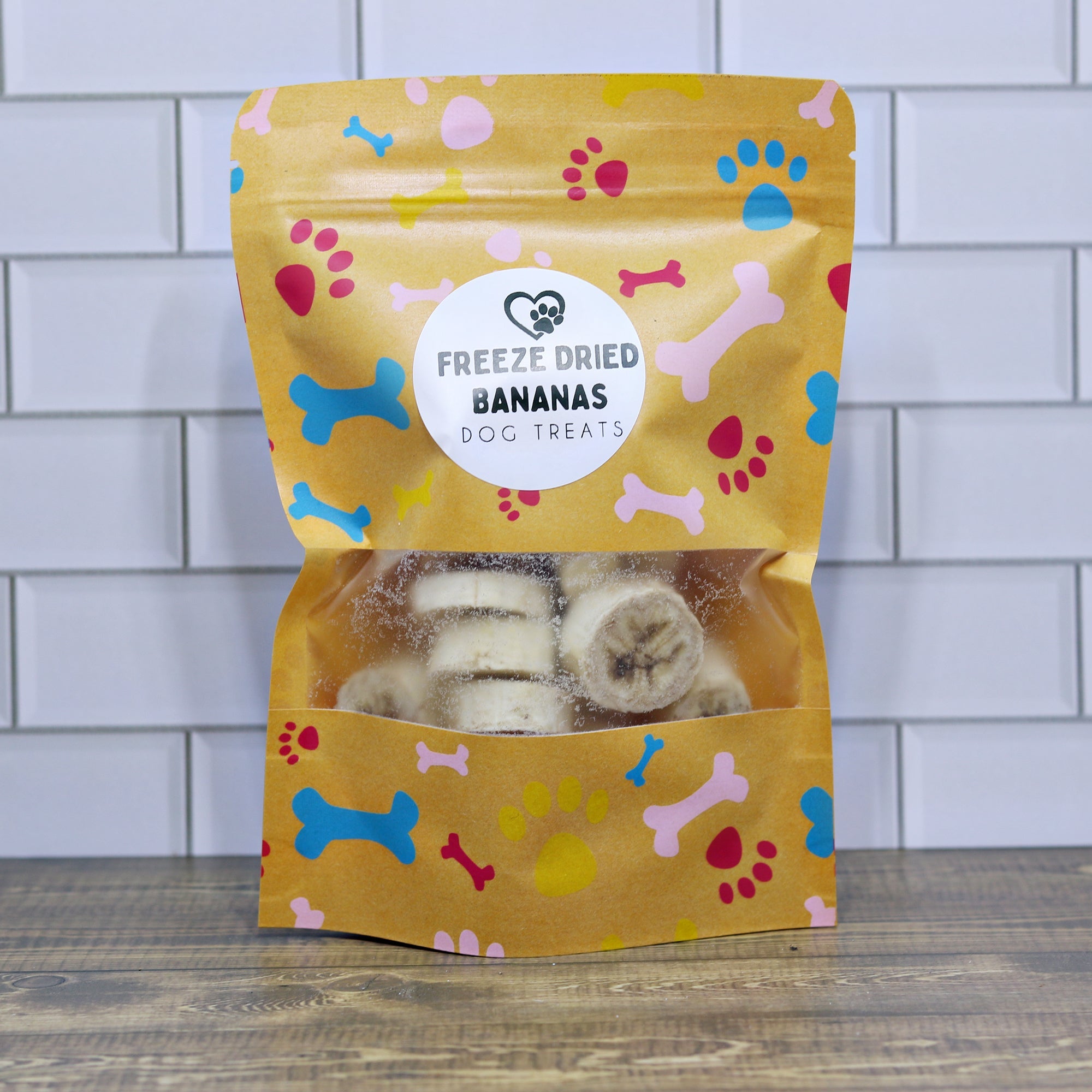 Freeze Dried Banana Dog Treats  Single Ingredient, All-Natural Healthy Snack