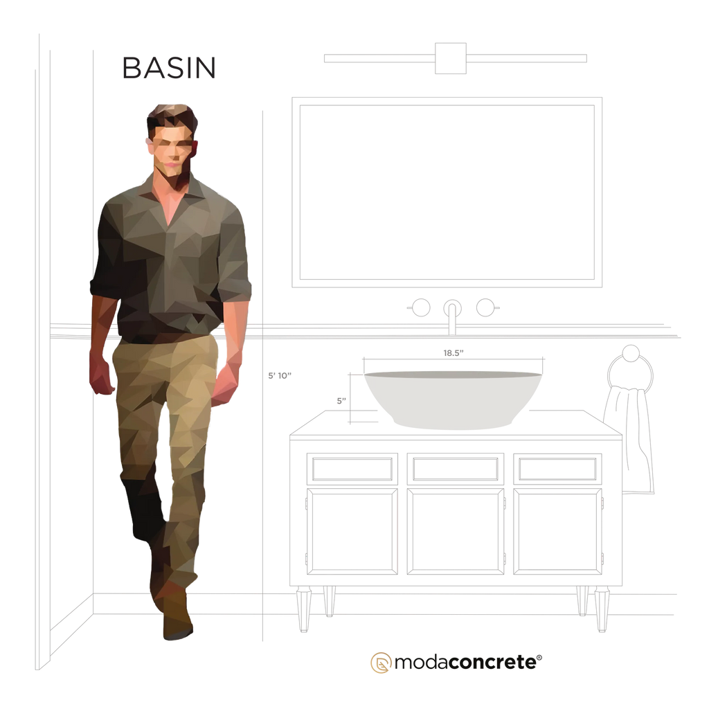 Basin Concrete Sink