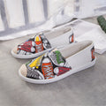 Women's Ethnic Print Canvas Slip-On Shoes | Lightweight Low-Top Flats
