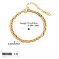 18k gold light luxury high-end bracelet