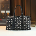 Large-Capacity Casual Travel Rhinestone Embellished Handbag Shoulder Crossbody Bag