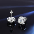 925 sterling silver moissanite earrings