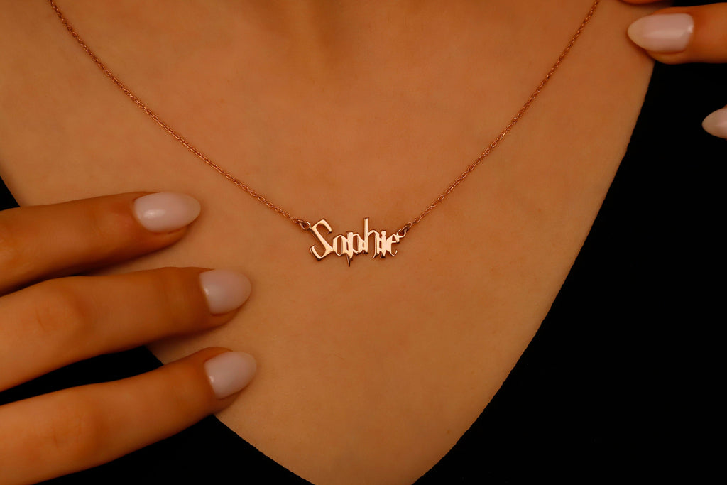Gold Personalized Name Necklace
