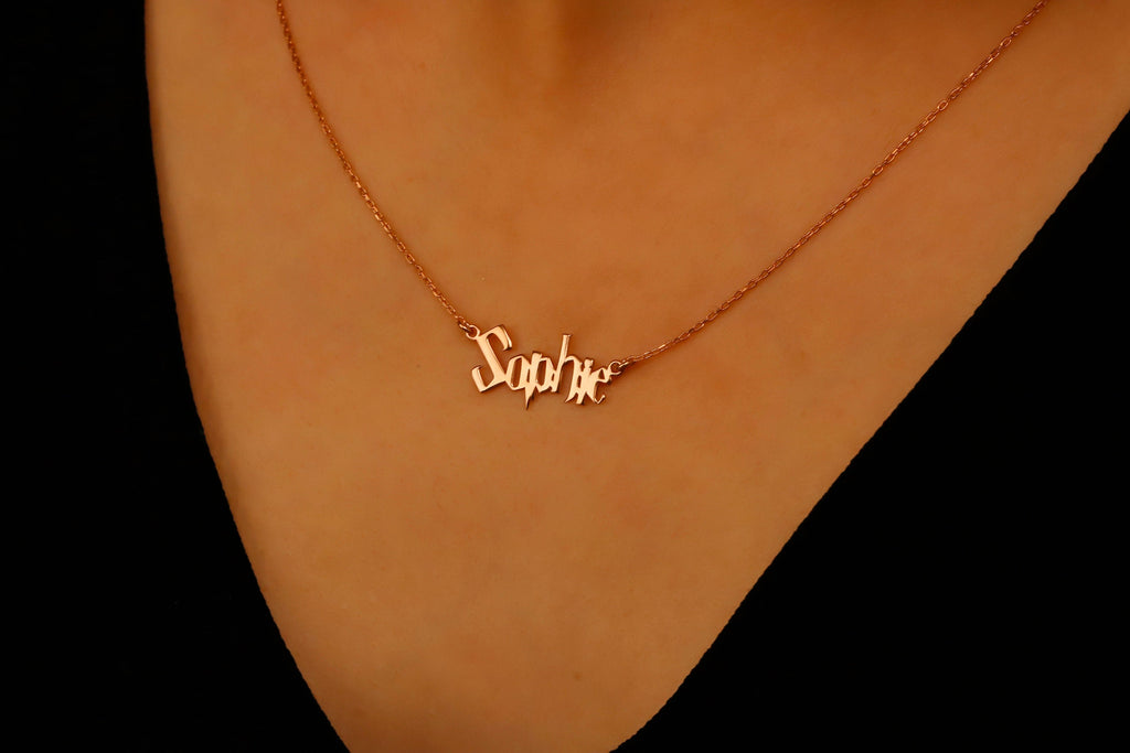Gold Personalized Name Necklace