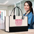 Pediatric Nurse Personalized Cotton Canvas Tote Bag Custom Nurse Gift Registered Nurse Tote RN Tote RN Gift Future Nursing Student Gift