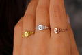 Celestial Charm Zodiac Ring - Engraved 925 Sterling Silver Horoscope Jewelry