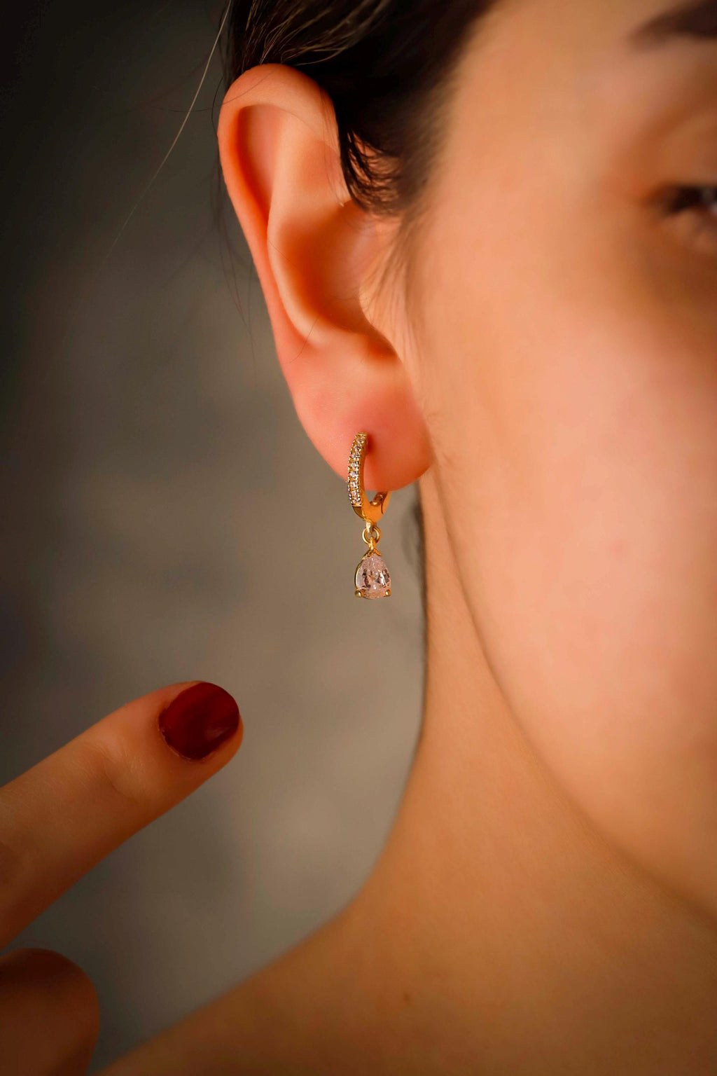 Sparkle & Shine Pave Diamond Huggie Earrings in 925 Sterling Silver