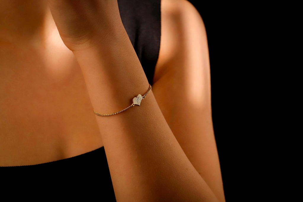 Actual Fingerprint Engraving Bracelet in 925 Sterling Silver