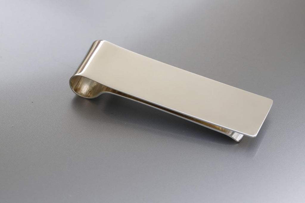 Personalized Sterling Silver Money Clip - Engraved Cash Holder