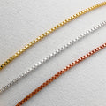 Shimmer & Shine Silver Box Chain Bracelet - Elegant Minimalist Jewelry for Everyday Glam, Perfect Gift for Her