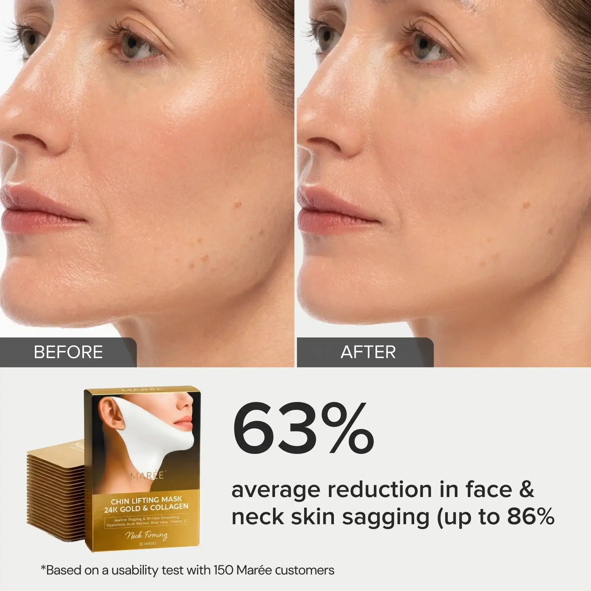 24K Gold V-Line Lifting Mask