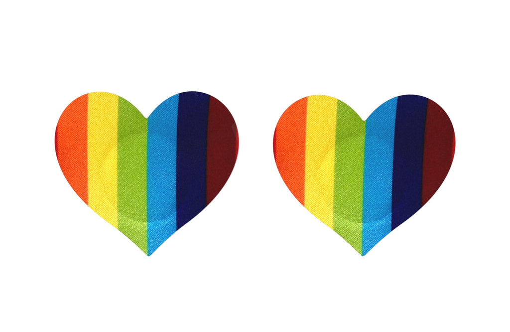 Rainbow Pride Heart Pasties