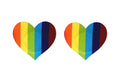 Rainbow Pride Heart Pasties