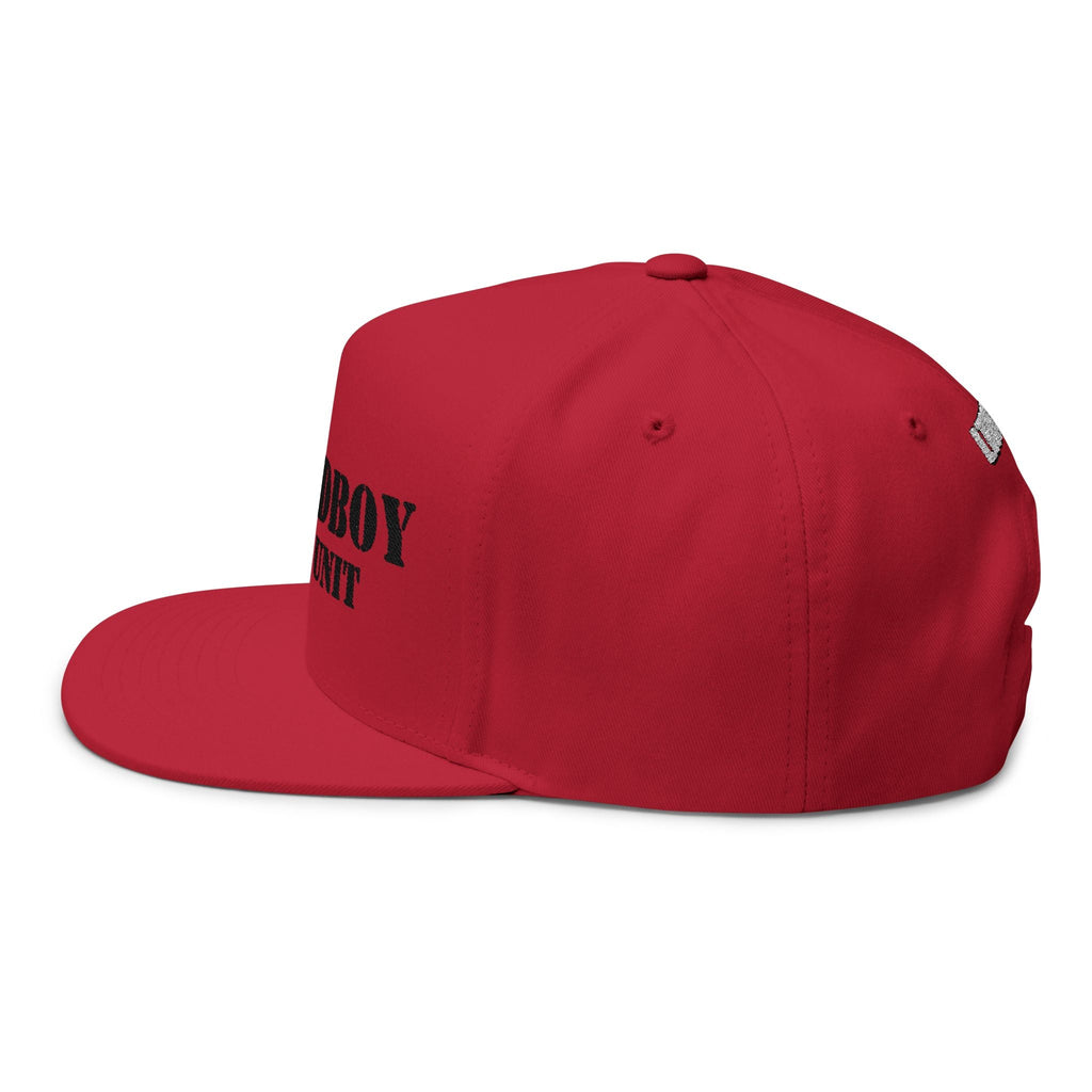 LockedBoy Caged Unit Locktober Embroidered Flat Bill Snapback Cap for chastity