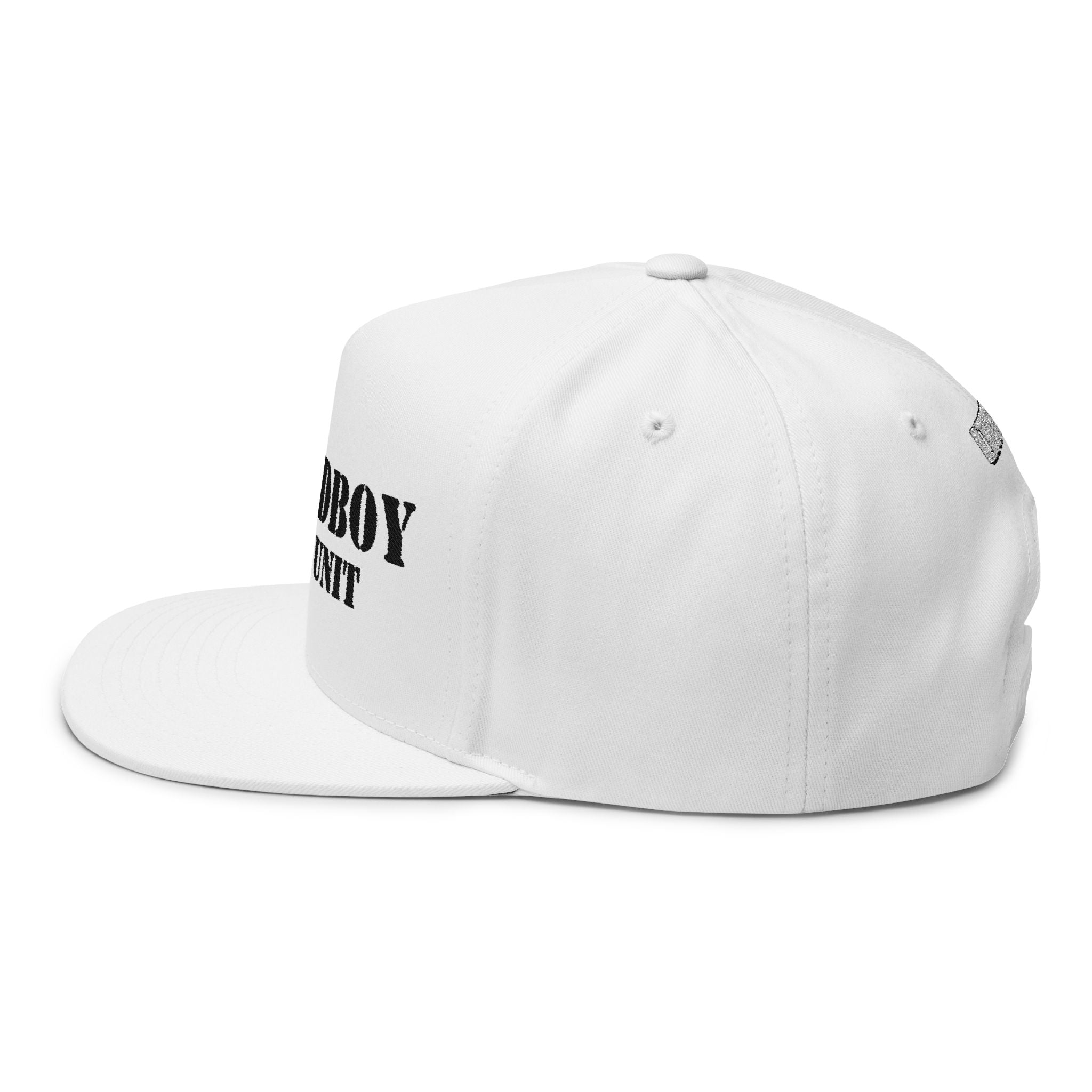 LockedBoy Caged Unit Locktober Embroidered Flat Bill Snapback Cap for chastity